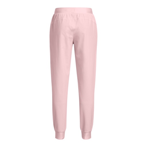 Dziewczęce spodnie treningowe Under Armour UA Rival Woven Jogger - różowe