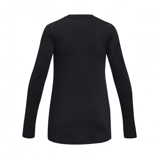 Dziewczęcy longsleeve z nadrukiem Under Armour ColdGear® Crew - multikolor