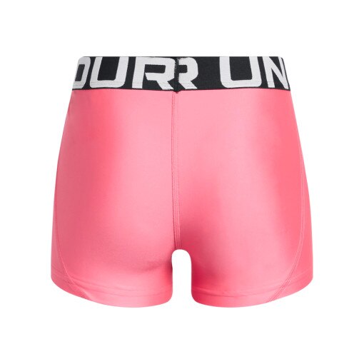 Dziewczęce krótkie legginsy treningowe Under Armour G HeatGear Shorty - różowe
