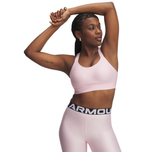 UNDER ARMOUR Biustonosz treningowy Under Armour Infinity High Strappy  różowy Różowy