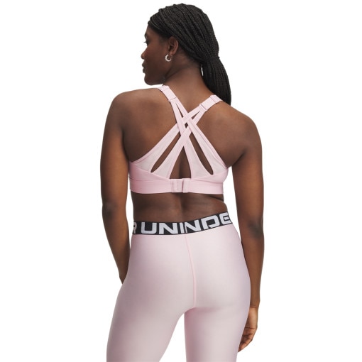 Biustonosz treningowy Under Armour Infinity High Strappy - różowy