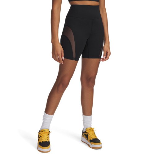 Damskie spodenki treningowe Under Armour Meridian Mesh 7in Short - czarne