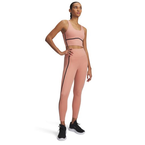 UNDER ARMOUR Damskie legginsy treningowe Under Armour Meridian Piped Ankle Leg  różowe Różowy