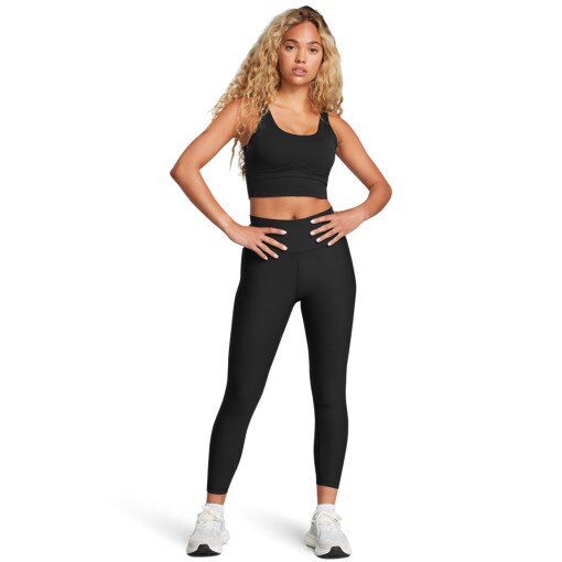UNDER ARMOUR Damskie legginsy treningowe Under Armour Meridian Rib Ankle Leg  czarne Czarny