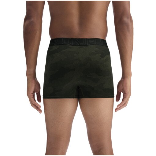 Męska bielizna treningowa (3-pack) Under Armour M UA Perf Cotton Nov 3in - zielona