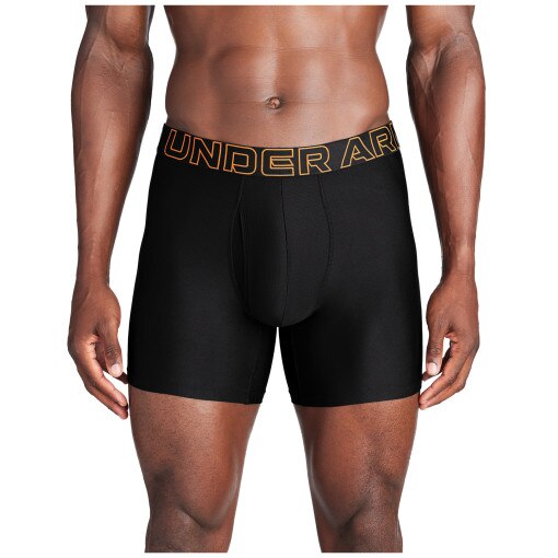 Męska bielizna treningowa (3-pack) Under Armour M UA Perf Tech 6in - czarna