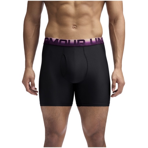 Obrazek dla: UNDER ARMOUR Męska bielizna treningowa (3pack) Under Armour UA PERFORMANCE TECH MESH  OMBRE WB 6" 3pk  czarna Czarny