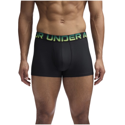 Obrazek dla: UNDER ARMOUR Męska bielizna treningowa (3pack) Under Armour UA PERFORMANCE TECH  NOVELTY 3" 3pk  czarna Czarny