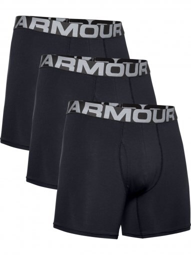 UNDER ARMOUR Męska bielizna treningowa (3pack) UNDER ARMOUR Charged Cotton 6in 3 Pack czarna Multikolor
