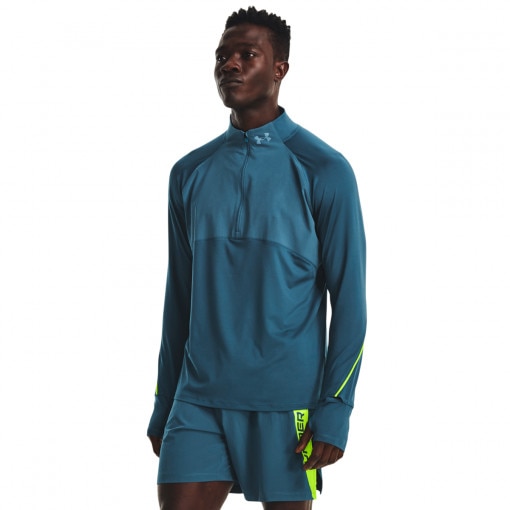 Obrazek dla: UNDER ARMOUR Męska bluza do biegania UNDER ARMOUR UA Qualifier Run 2.0 1/2 Zip morska Morska zieleń