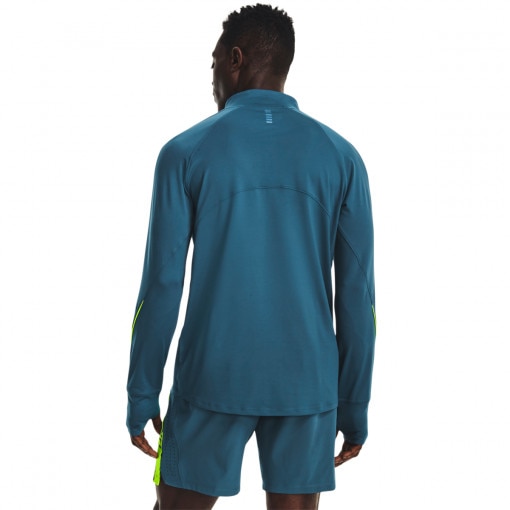 Męska bluza do biegania UNDER ARMOUR UA Qualifier Run 2.0 1/2 Zip - morska