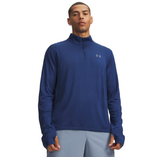 Obrazek dla: UNDER ARMOUR Męska bluza do biegania Under Armour UA Velociti 1/4 Zip  granatowa Granatowy