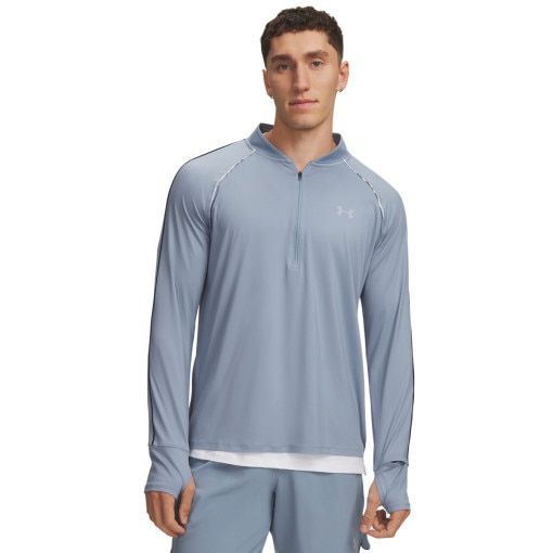 Obrazek dla: UNDER ARMOUR Męska bluza do biegania Under Armour UA Velociti Half Zip  niebieska Niebieski