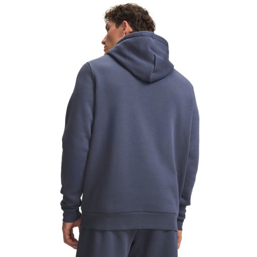 Męska bluza dresowa nierozpinana z kapturem Under Armour UA Icon Fleece Hoodie - denim