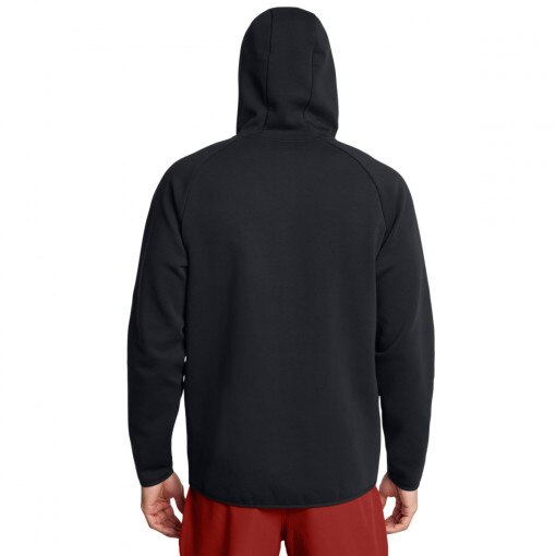 Męska bluza dresowa rozpinana z kapturem Under Armour UA Unstoppable Flc Fz Hd Eu - czarna