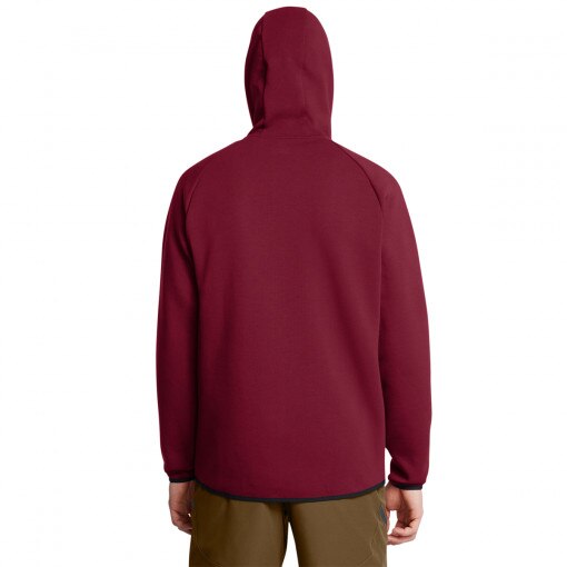 Męska bluza dresowa rozpinana z kapturem Under Armour UA Unstoppable Flc Fz Hd Eu - czerwona