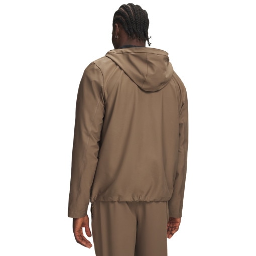 Męska bluza dresowa Under Armour UA Unstoppable Woven Jacket - brązowa