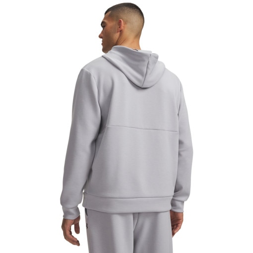 Męska bluza treningowa nierozpinana z kapturem Under Armour Flex Fleece Hoodie - szara