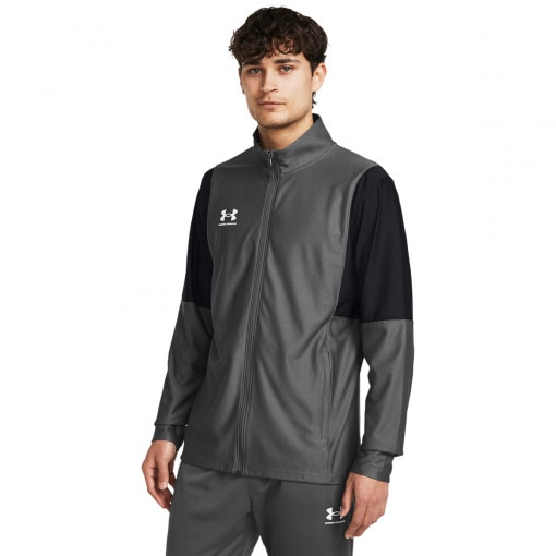 UNDER ARMOUR Męska bluza treningowa rozpinana Under Armour UA Challenger  szara Szary