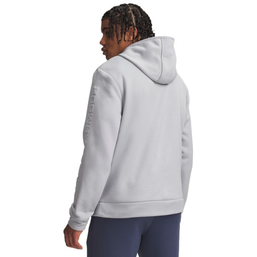 Męska bluza treningowa Under Armour AF WM Emboss Hoodie - szara
