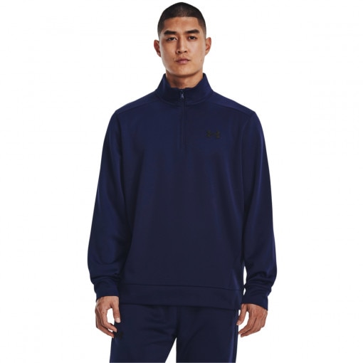 Obrazek dla: UNDER ARMOUR Męska bluza treningowa UNDER ARMOUR UA Armour Fleece 1/4 Zip  granatowa Granatowy