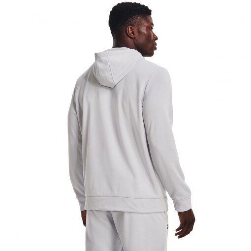Męska bluza treningowa nierozpinana z kapturem Under Armour UA Armour Fleece Hoodie - biała