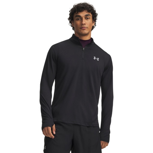 Obrazek dla: UNDER ARMOUR Męska bluza treningowa Under Armour UA Tech Utility 1/4 Zip czarna Czarny