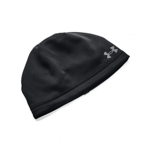 UNDER ARMOUR Męska czapka treningowa UNDER ARMOUR UA Storm Beanie  czarna Czarny