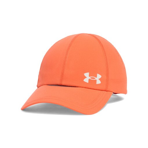 Męska czapka z daszkiem do biegania Under Armour M Iso-chill Launch Adj - pomarańczowa