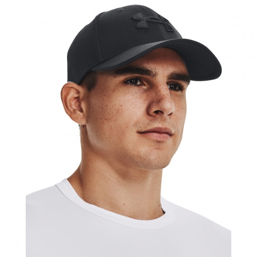 UNDER ARMOUR Męska czapka z daszkiem Under Armour Men's UA Blitzing  czarna Czarny
