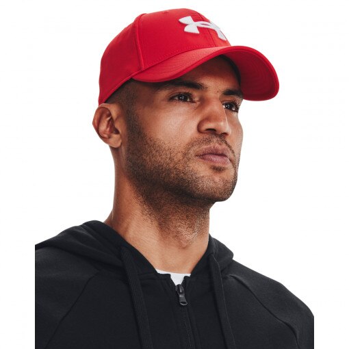 UNDER ARMOUR Męska czapka z daszkiem Under Armour Men's UA Blitzing  czerwona Czerwony