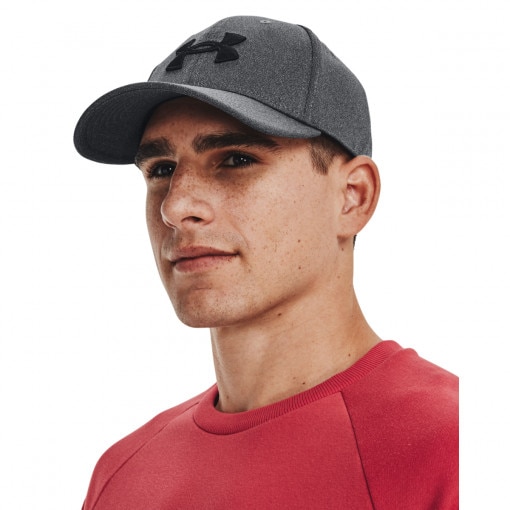 UNDER ARMOUR Męska czapka z daszkiem Under Armour Men's UA Blitzing  szara Szary