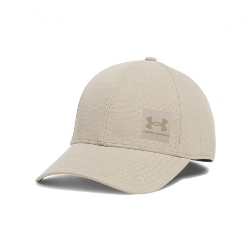 UNDER ARMOUR Męska czapka z daszkiem Under Armour Isochill Armourvent STR  beżowa Beżowy