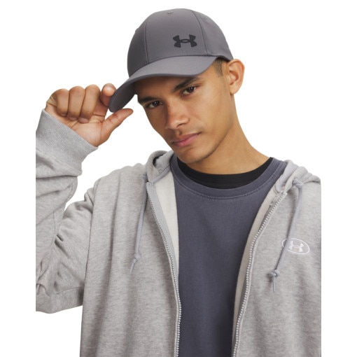 Obrazek dla: UNDER ARMOUR Męska czapka z daszkiem Under Armour M Blitzing Low Storm ADJ  szara Szary