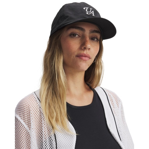 UNDER ARMOUR Męska czapka z daszkiem Under Armour M's Sportwear Nylon Snapback  czarna Czarny
