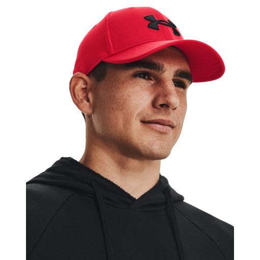 UNDER ARMOUR Męska czapka z daszkiem Under Armour Men's UA Blitzing Adj czerwona Czerwony