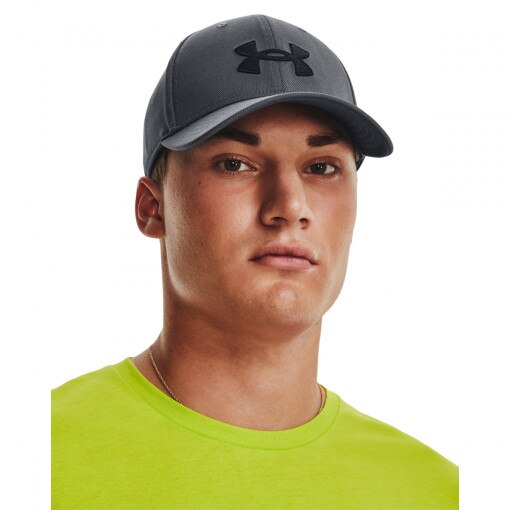 UNDER ARMOUR Męska czapka z daszkiem Under Armour Men's UA Blitzing Adj  szara Szary
