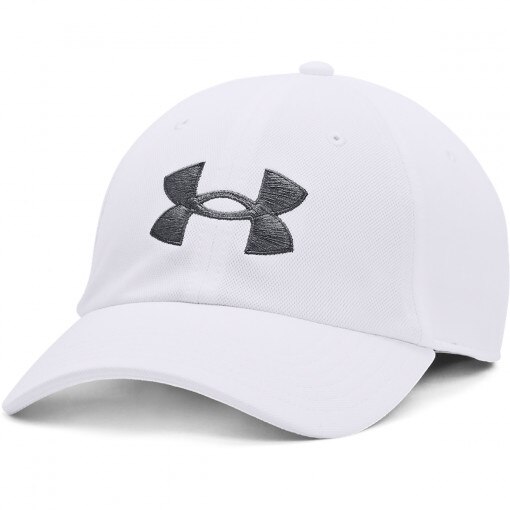 Obrazek dla: UNDER ARMOUR Męska czapka z daszkiem UNDER ARMOUR UA Blitzing Adj Hat biała Biały