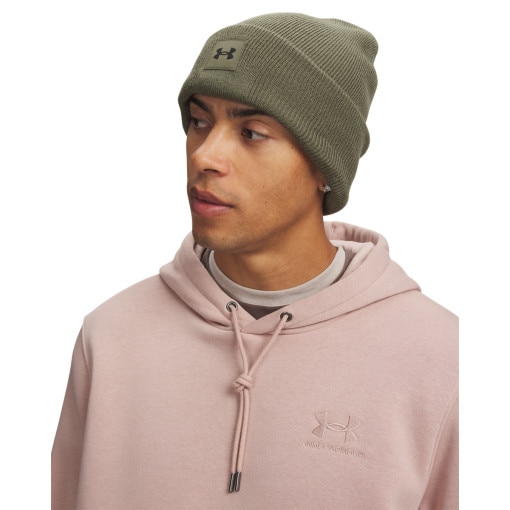 Obrazek dla: UNDER ARMOUR Męska czapka zimowa Under Armour UA Halftime Cuff  khaki Khaki