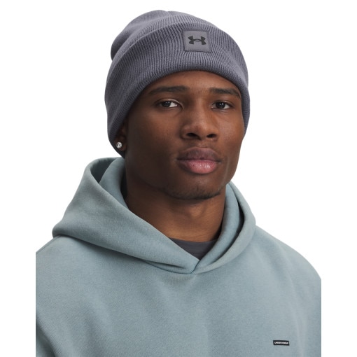 Obrazek dla: UNDER ARMOUR Męska czapka zimowa Under Armour UA Halftime Cuff  szara Szary