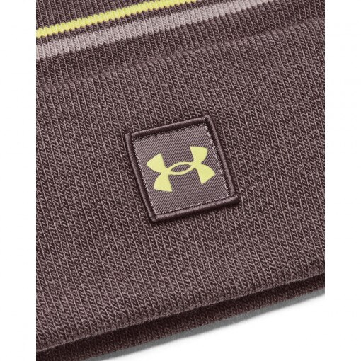 Męska czapka zimowa Under Armour UA Men's Halftime Pom Beanie - brązowa