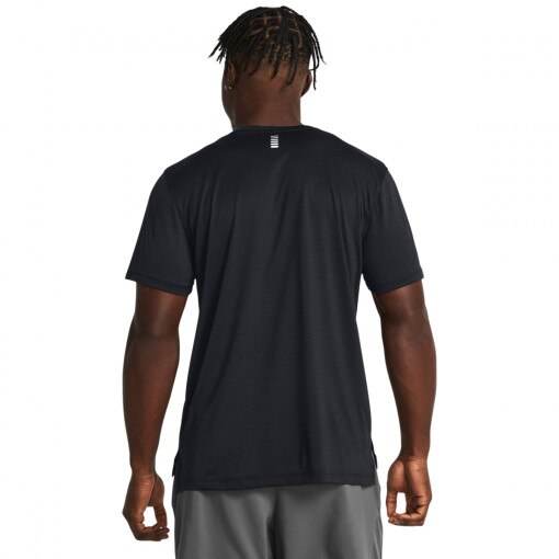 Męska koszulka do biegania Under Armour UA Launch Shortsleeve - czarna