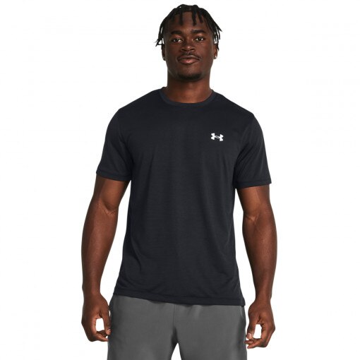 UNDER ARMOUR Męska koszulka do biegania Under Armour UA Launch Shortsleeve  czarna Czarny