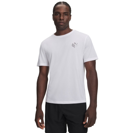 Obrazek dla: UNDER ARMOUR Męska koszulka do biegania Under Armour UA Velociti Run Cube  biała Biały