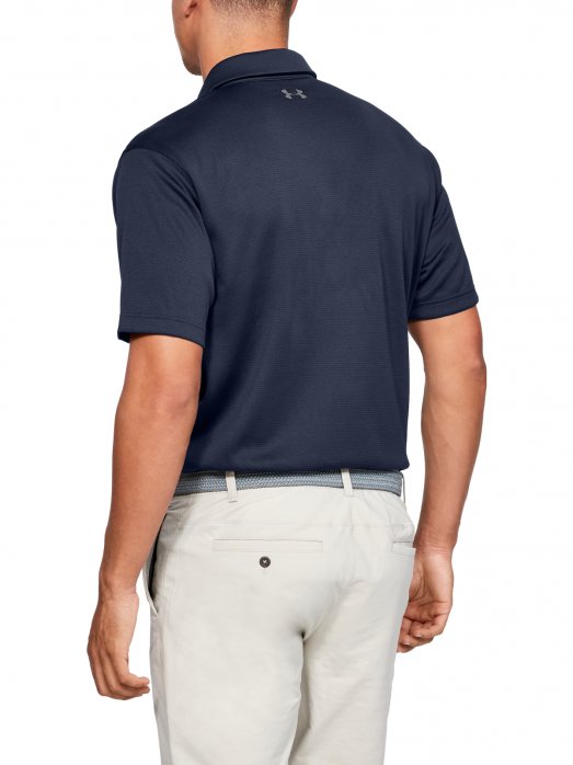Męska koszulka do golfa UNDER ARMOUR Tech Polo - granatowa