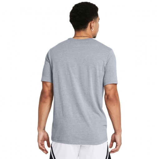 Męska koszulka do koszykówki Under Armour Curry Champ Mindset Tee - szara 