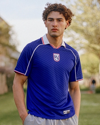 Obrazek dla: UNDER ARMOUR Męska koszulka piłkarska Under Armour UA 96 Terrace Country  niebieska Niebieski