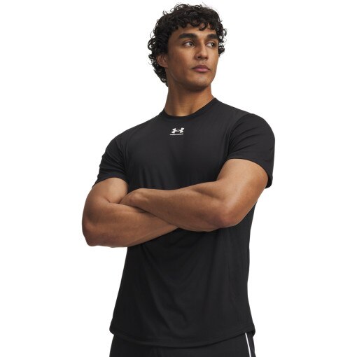 Obrazek dla: UNDER ARMOUR Męska koszulka piłkarska Under Armour UA M Challenger Pro SS czarna Czarny