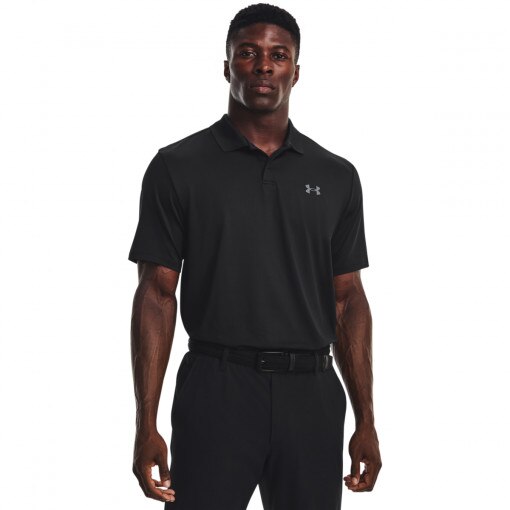 UNDER ARMOUR Męska koszulka polo Under Armour UA Matchplay Polo  czarna Czarny