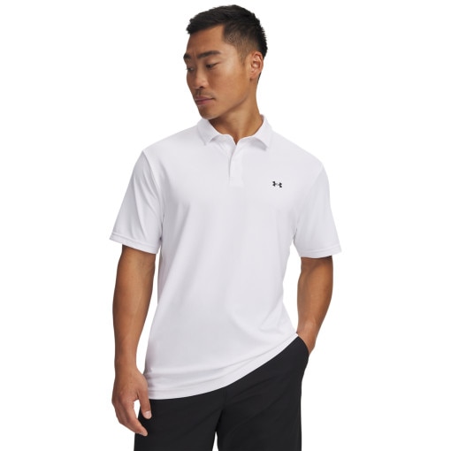 Obrazek dla: UNDER ARMOUR Męska koszulka polo Under Armour UA T2G Pique Polo  biała Biały